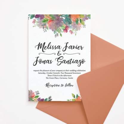 Autumn Wedding Invitation