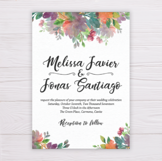 Autumn Wedding Invitation