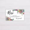 Autumn Wedding Invitation - RSVP