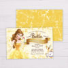 Beauty and the Beast Belle Invitation