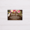 Rustic Bohemian Wedding Invitation - Thank You Card
