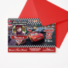 Cars Lightning McQueen Birthday Invitation