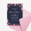 Wedding Invitation - Pink Cherry Blossom