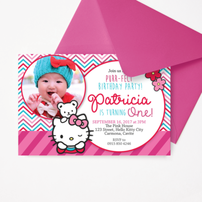 Hello Kitty Invitation with Picture