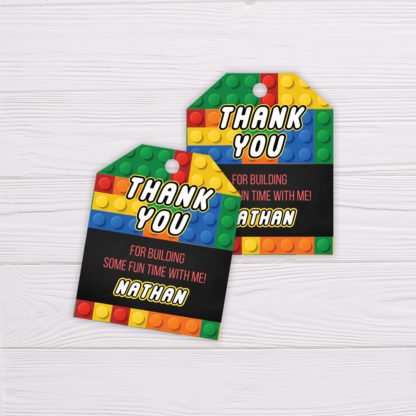 Lego Thank You Card