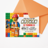 Customized/Personalized Lego Invitation
