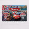 Disney Pixar's Lightning McQueen Cars Invitation