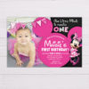 Minnie Mouse Invitation with Photo