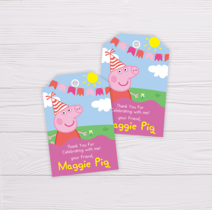 Peppa Pig Thank You Card