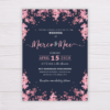 Wedding Invitation - Pink Cherry Blossom