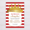 Royal Prince Invitation - Red