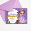 Disney Princess Sofia the First Birthday Invitation