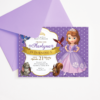 Disney Princess Sofia the First Birthday Invitation