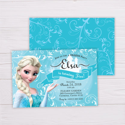 Frozen Elsa Invitation