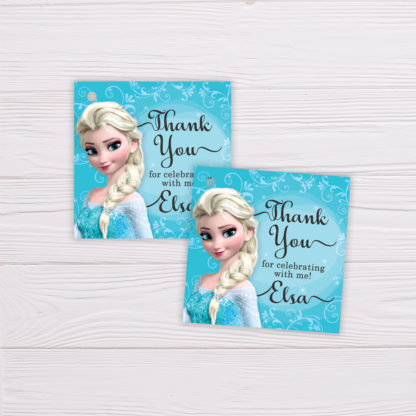 Frozen Elsa Thank You Card