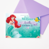 Little Mermaid Birthday Invitation
