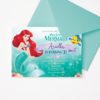 Little Mermaid Birthday Invitation