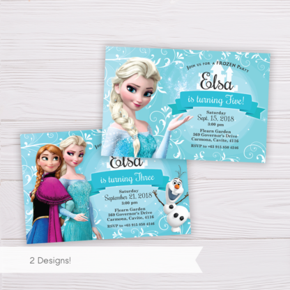 Frozen Invitation Template
