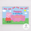 Peppa Pig Invitation Template