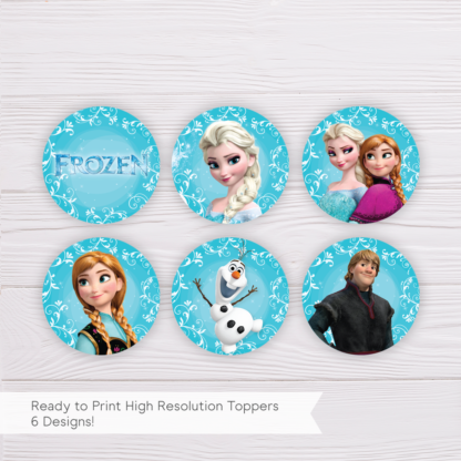 Frozen Cupcake Toppers