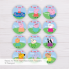 Peppa Pig Cupcake Toppers