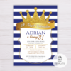 Prince Birthday Invitation Template