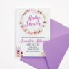 Bohemian Baby Shower Invitation