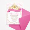 Pink Princess Royal Invitation Template