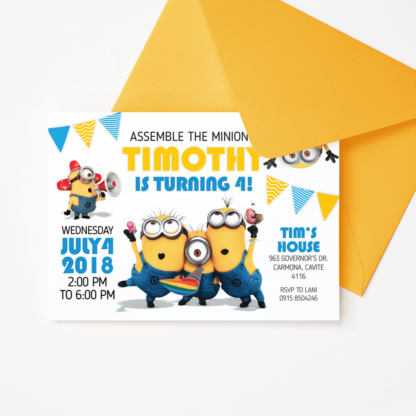 Minions Invitation