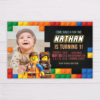 Lego Invitation with Picture