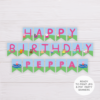 Peppa Pig Birthday Party Banner