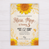 Sunflower Birthday Invitation