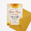 Sunflower Birthday Invitation