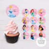 Disney Princesses Cupcake Toppers