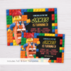 Lego Invitation Template