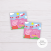 Peppa Pig Thank You Card Template