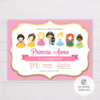 Disney Princesses Invitation Template