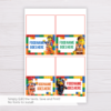 Lego Food Label Template