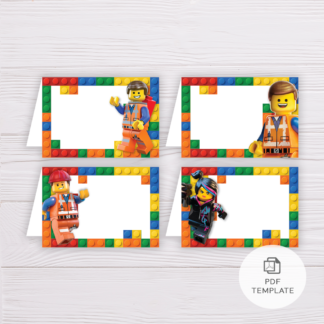 Lego Food Label Template
