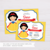 Snow White Invitation Template