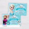 Frozen Elsa Invitation Template