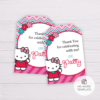 Hello Kitty Thank You Card Template
