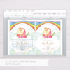 Rainbow Unicorn Invitation Template in MS Word