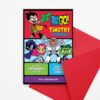 Teen Titans Go! Birthday Invitation Template