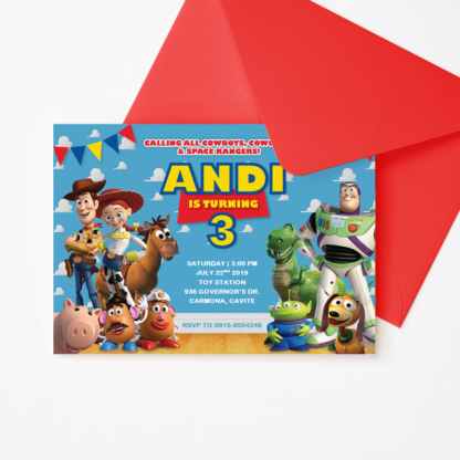 Toy Story Birthday Invitation Template