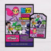Teen TItans Go! Invitation for Girls