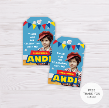 Toy Story Thank You Card with Photo