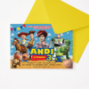 Toy Story Birthday Invitation with Picture