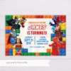 Superheroes Lego Invitation Template