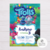 Trolls Invitation Template